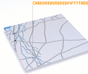 3d view of Chak One Hundred Fifty-three ML