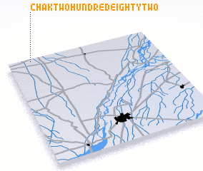 3d view of Chak Two Hundred Eighty-two