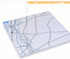 3d view of Chak Two Hundred Fifty-two ML