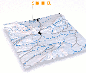 3d view of Shāh Khel