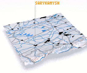 3d view of Sarykamysh
