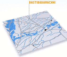 3d view of Basti Bada Machhi