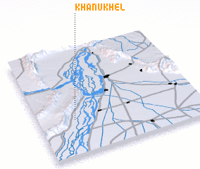 3d view of Khānu Khel