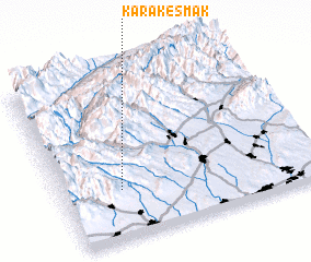 3d view of Kara-Kesmak