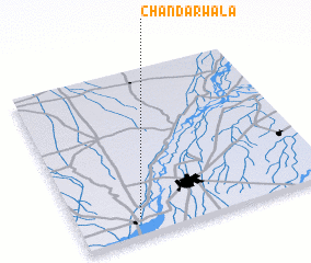 3d view of Chandarwāla