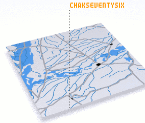 3d view of Chak Seventy-six