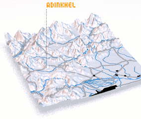 3d view of Adīn Khel