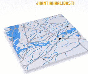 3d view of Jhamtiāhwāli Basti