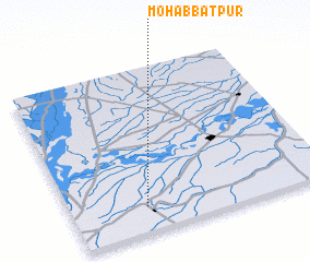 3d view of Mohabbatpur