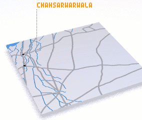 3d view of Chāh Sarwarwāla