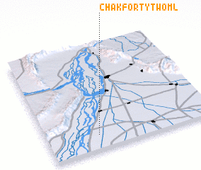 3d view of Chak Forty-two ML