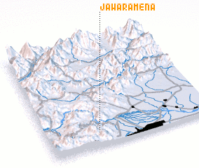 3d view of Jāwara Mena