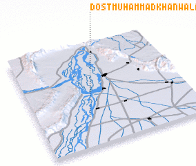 3d view of Dost Muhammad Khānwāla