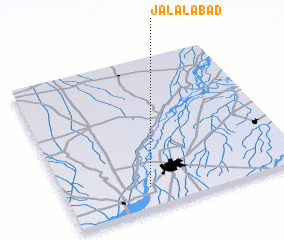 3d view of Jalālābād