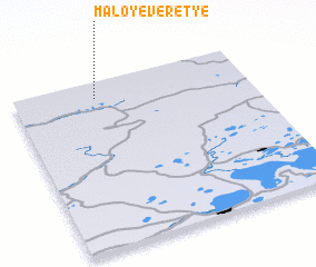 3d view of Maloye Veret\