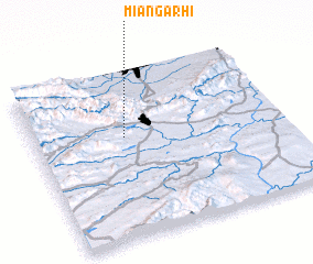 3d view of Miān Garhi