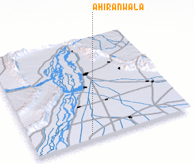 3d view of Ahirānwāla