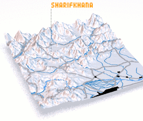 3d view of Sharīf Khāna