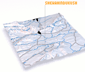 3d view of Shewa Hindu Kush