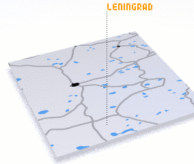 3d view of Leningrad