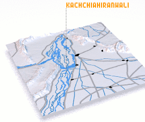 3d view of Kachchi Ahīrānwāli