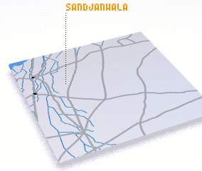 3d view of Sāndjānwāla