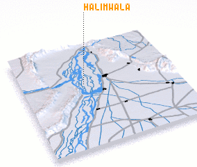 3d view of Halīmwāla