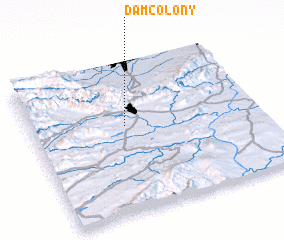 3d view of Dam Colony