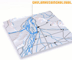 3d view of Ghulām Husain Ghaluwāla