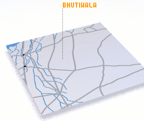 3d view of Bhutiwāla