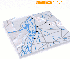 3d view of Shāh Baziānwāla