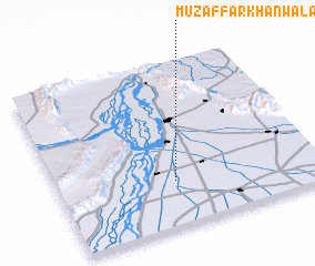 3d view of Muzaffar Khānwāla