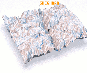 3d view of Sheghnān