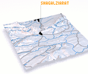 3d view of Shagal Ziārat