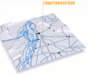 3d view of Chak Three - Four