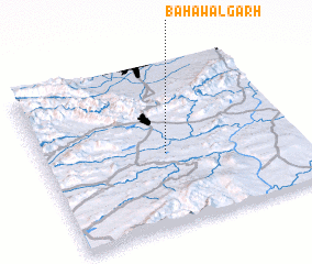 3d view of Bahāwalgarh