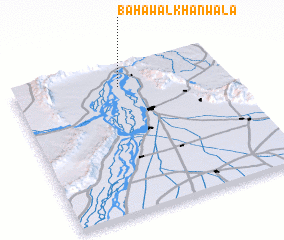 3d view of Bahāwal Khānwāla