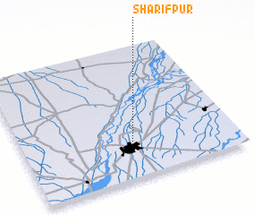 3d view of Sharīfpur