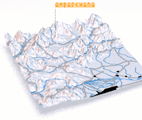 3d view of Ambar Khāna