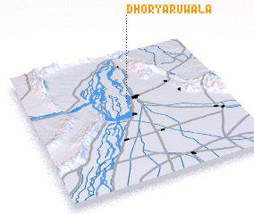 3d view of Dhor Yārūwāla