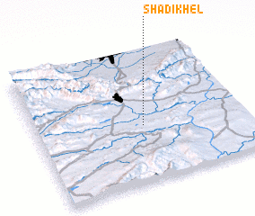 3d view of Shādi Khel