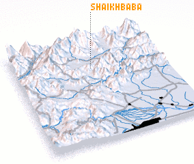 3d view of Shaikh Bāba