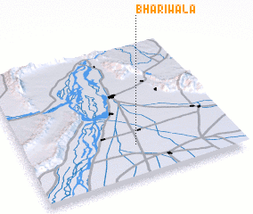 3d view of Bhāriwāla