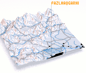 3d view of Fazl Haq Garhi