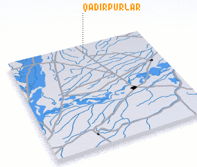 3d view of Qādirpur Lār