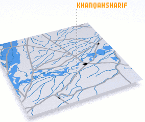 3d view of Khānqāh Sharīf