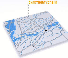 3d view of Chak Twenty One MR