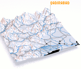 3d view of Qādirābād