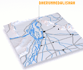 3d view of Dher Ummed Ali Shāh