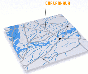 3d view of Chālānwāla